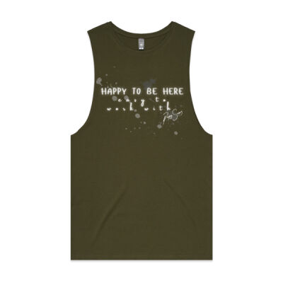Peppy Smears HAPPY men's tank Thumbnail