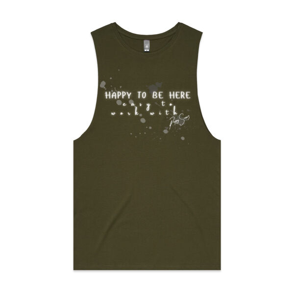 Peppy Smears HAPPY men's tank Thumbnail